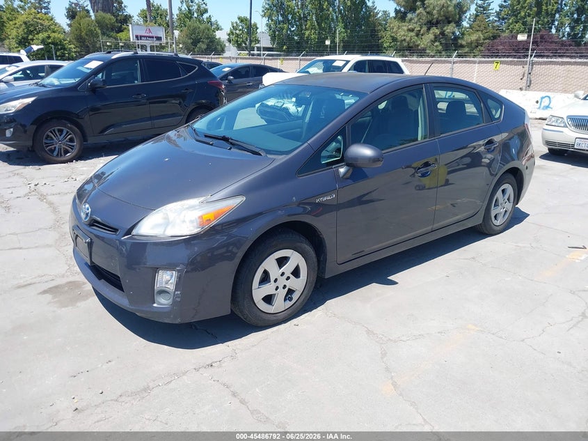 2011 Toyota Prius VIN JTDKN3DU9B1409765 IAAI salvage auction — NORMAL WEAR, Clear - Dealer Only (California), sold $2,500 on 2026-07-13 (photo 2)