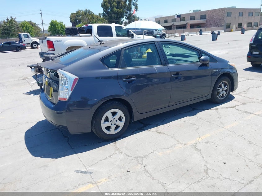 2011 Toyota Prius VIN JTDKN3DU9B1409765 IAAI salvage auction — NORMAL WEAR, Clear - Dealer Only (California), sold $2,500 on 2026-07-13 (photo 4)