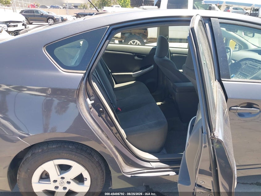 2011 Toyota Prius VIN JTDKN3DU9B1409765 IAAI salvage auction — NORMAL WEAR, Clear - Dealer Only (California), sold $2,500 on 2026-07-13 (photo 8)