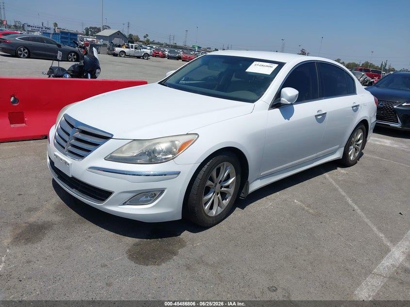 2013 Hyundai Genesis VIN KMHGC4DD9DU257839 IAAI salvage auction — NORMAL WEAR, Clear - Dealer Only (California), sold $1,100 on 2026-07-09 (photo 2)