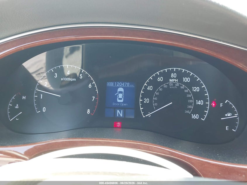 2013 Hyundai Genesis VIN KMHGC4DD9DU257839 IAAI salvage auction — NORMAL WEAR, Clear - Dealer Only (California), sold $1,100 on 2026-07-09 (photo 7)