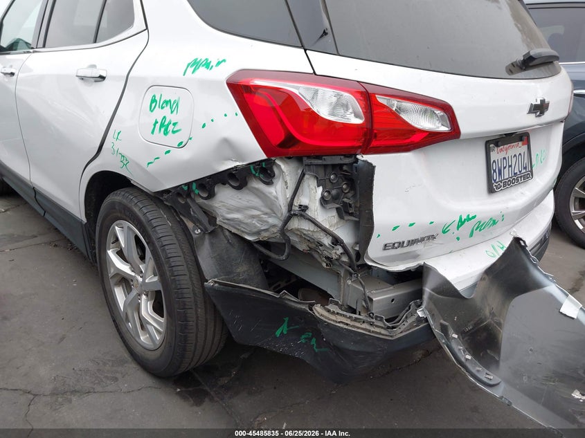 2021 Chevrolet Equinox VIN 3GNAXNEV7MS167124 IAAI salvage auction — REAR END, Salvage Certificate (California), sold $6,000 on 2026-07-11 (photo 6)