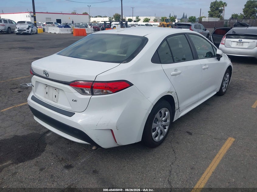 2022 Toyota Corolla VIN JTDEPMAEXN3023066 IAAI salvage auction — SIDE, Salvage (California), sold $7,250 on 2026-07-20 (photo 4)