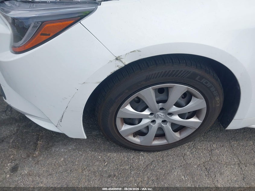 2022 Toyota Corolla VIN JTDEPMAEXN3023066 IAAI salvage auction — SIDE, Salvage (California), sold $7,250 on 2026-07-20 (photo 6)