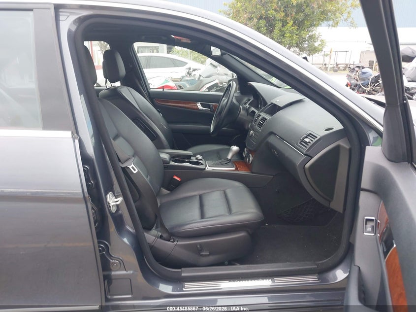 2011 Mercedes-benz C class VIN WDDGF5EB5BR141834 IAAI salvage auction — LEFT FRONT, Salvage (California), sold $975 on 2026-08-03 (photo 5)