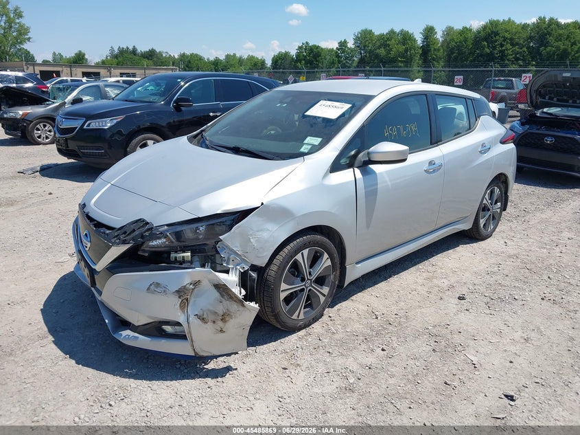 2021 Nissan Leaf VIN 1N4BZ1CVXMC556340 IAAI salvage auction — FRONT END, Salvage Title, sold $5,300 on 2026-07-11 (photo 2)