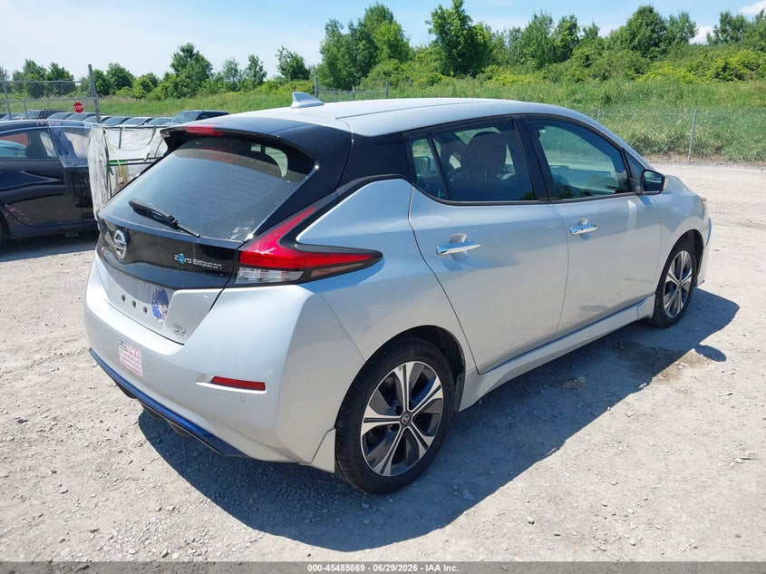 2021 Nissan Leaf VIN 1N4BZ1CVXMC556340 IAAI salvage auction — FRONT END, Salvage Title, sold $5,300 on 2026-07-11 (photo 4)