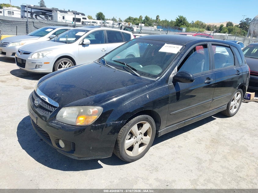 2008 Kia Spectra VIN KNAFE162885017893 IAAI salvage auction — NORMAL WEAR, Clear - Dealer Only (California), sold $350 on 2026-07-30 (photo 2)