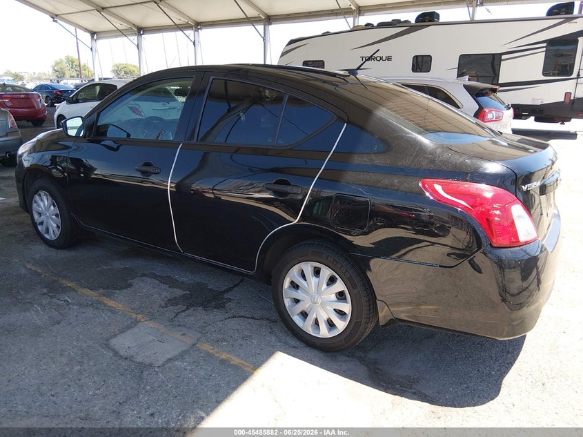 2018 Nissan Versa VIN 3N1CN7AP8JL803200 IAAI salvage auction — FRONT & REAR, Salvage (California), sold $2,750 on 2026-07-09 (photo 3)