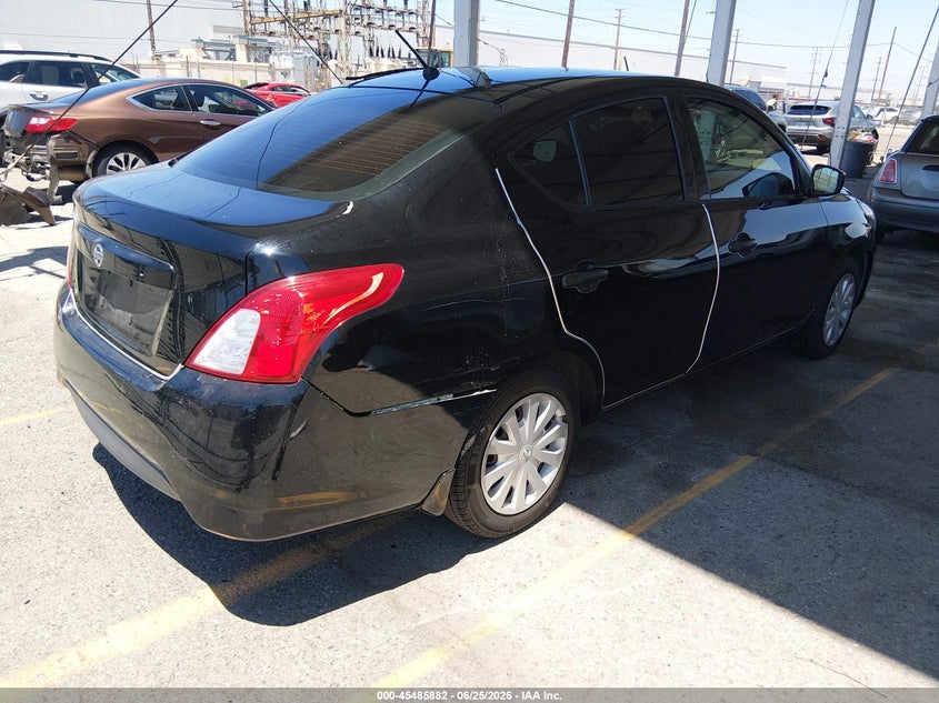 2018 Nissan Versa VIN 3N1CN7AP8JL803200 IAAI salvage auction — FRONT & REAR, Salvage (California), sold $2,750 on 2026-07-09 (photo 4)