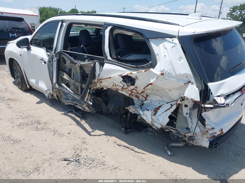 2026 Lexus Tx 500h VIN 5TDABAB66TS016789 IAAI salvage auction — LEFT SIDE, Salvage (Illinois), sold $26,450 on 2026-07-24 (photo 6)