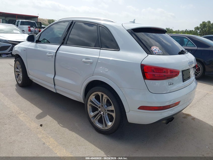2018 Audi Q3 VIN WA1BCCFS3JR014153 IAAI salvage auction — LEFT & RIGHT, Original (Texas), sold $4,400 on 2026-09-08 (photo 3)