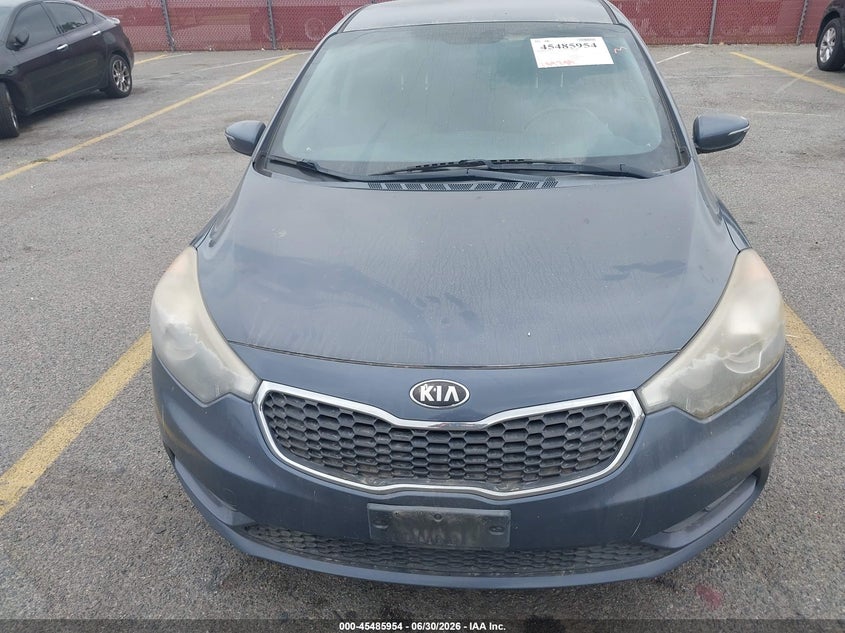 2014 Kia Forte VIN KNAFX4A83E5084498 IAAI salvage auction — MECHANICAL, Clear (California), sold $25 on 2026-07-28 (photo 6)