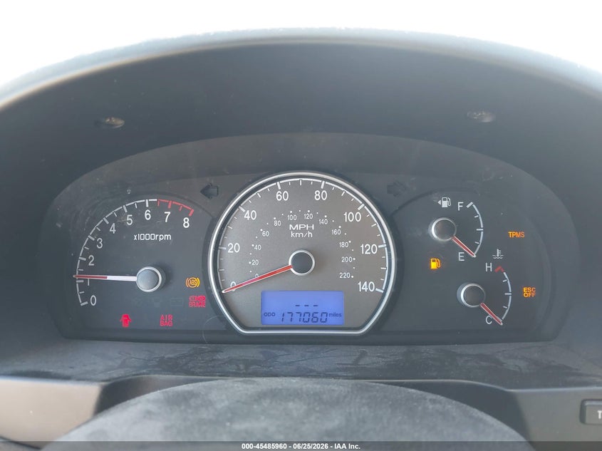 2008 Hyundai Elantra VIN KMHDU46DX8U436863 IAAI salvage auction — NORMAL WEAR, Clear - Dealer Only (California), sold $475 on 2026-07-29 (photo 7)