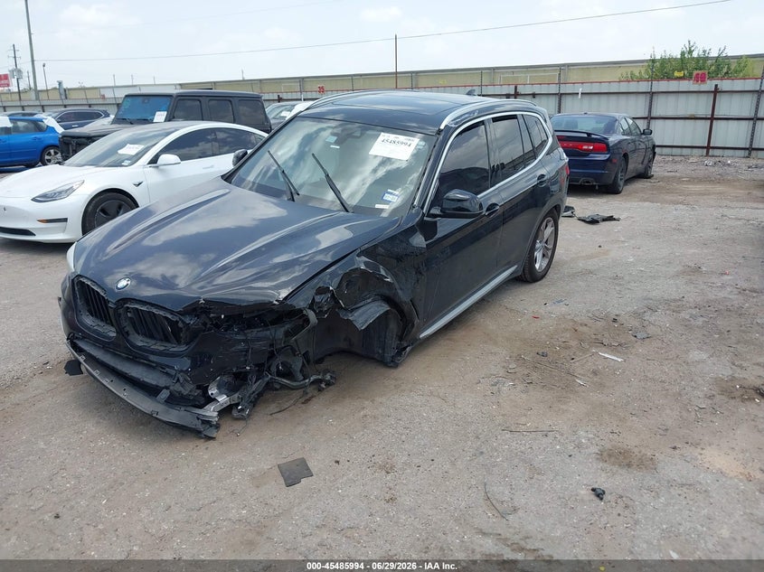 2019 BMW X3 VIN 5UXTR7C50KLE88890 IAAI salvage auction — FRONT END, Salvage Title, sold $3,675 on 2026-09-02 (photo 2)