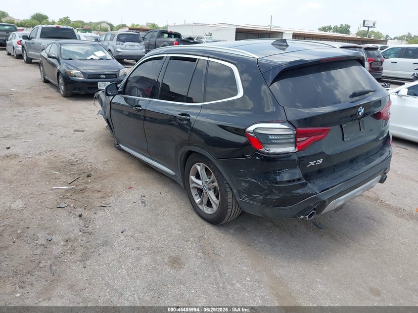 2019 BMW X3 VIN 5UXTR7C50KLE88890 IAAI salvage auction — FRONT END, Salvage Title, sold $3,675 on 2026-09-02 (photo 3)