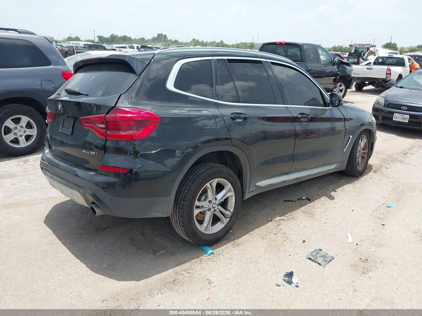 2019 BMW X3 VIN 5UXTR7C50KLE88890 IAAI salvage auction — FRONT END, Salvage Title, sold $3,675 on 2026-09-02 (photo 4)