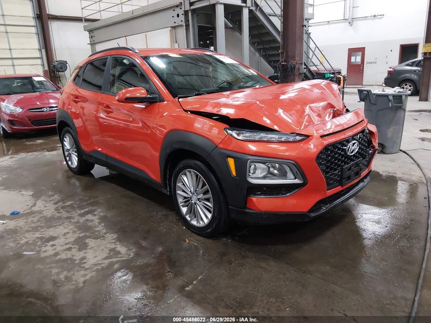 2019 Hyundai Kona VIN KM8K2CAA9KU338872 IAAI salvage auction — FRONT END, Salvage Title, sold $2,825 on 2026-09-15 (photo 1)