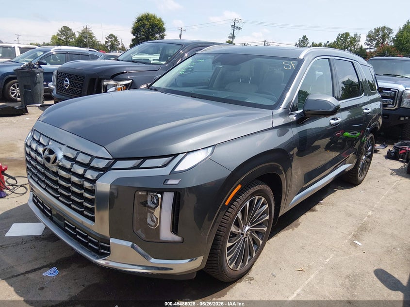 2023 Hyundai Palisade VIN KM8R74GE3PU558516 IAAI salvage auction — REAR END, Salvage (North Carolina), sold $11,000 on 2026-07-27 (photo 2)