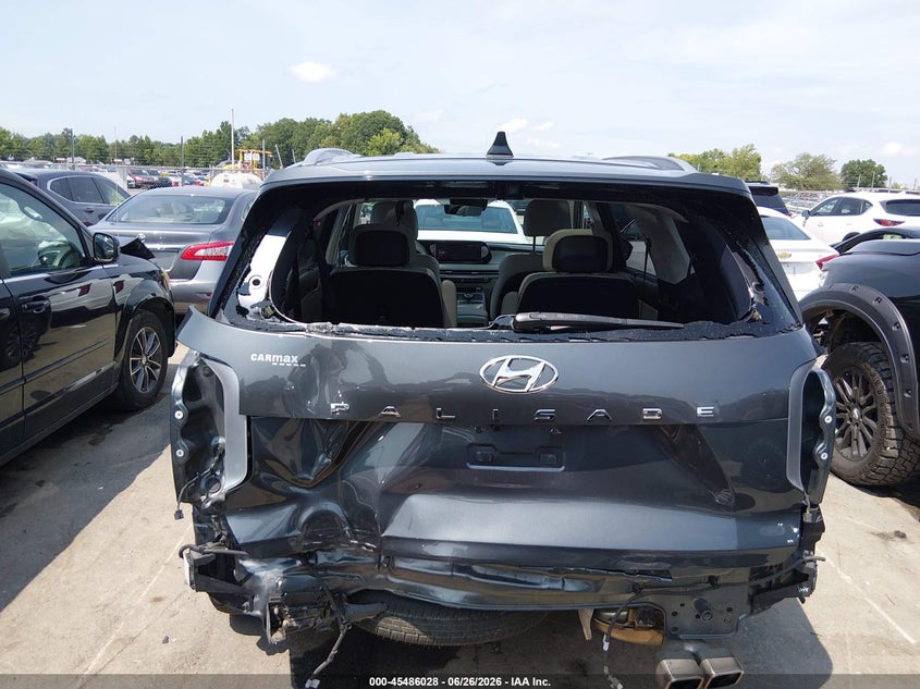 2023 Hyundai Palisade VIN KM8R74GE3PU558516 IAAI salvage auction — REAR END, Salvage (North Carolina), sold $11,000 on 2026-07-27 (photo 6)
