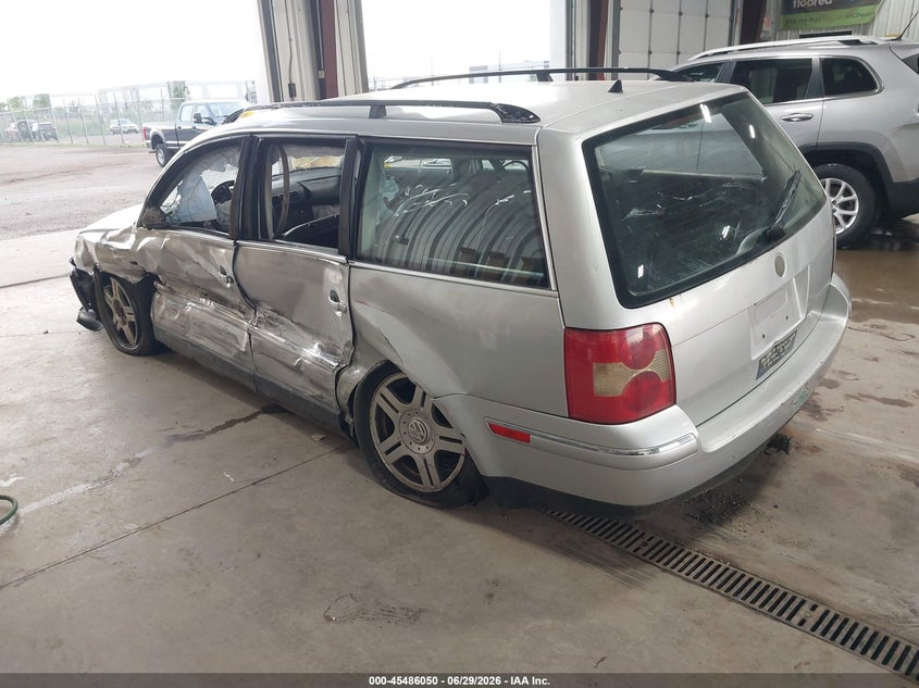 2002 Volkswagen Passat VIN WVWVH63BX2E408901 IAAI salvage auction — LEFT SIDE, Salvage (North Dakota), sold $225 on 2026-08-06 (photo 3)