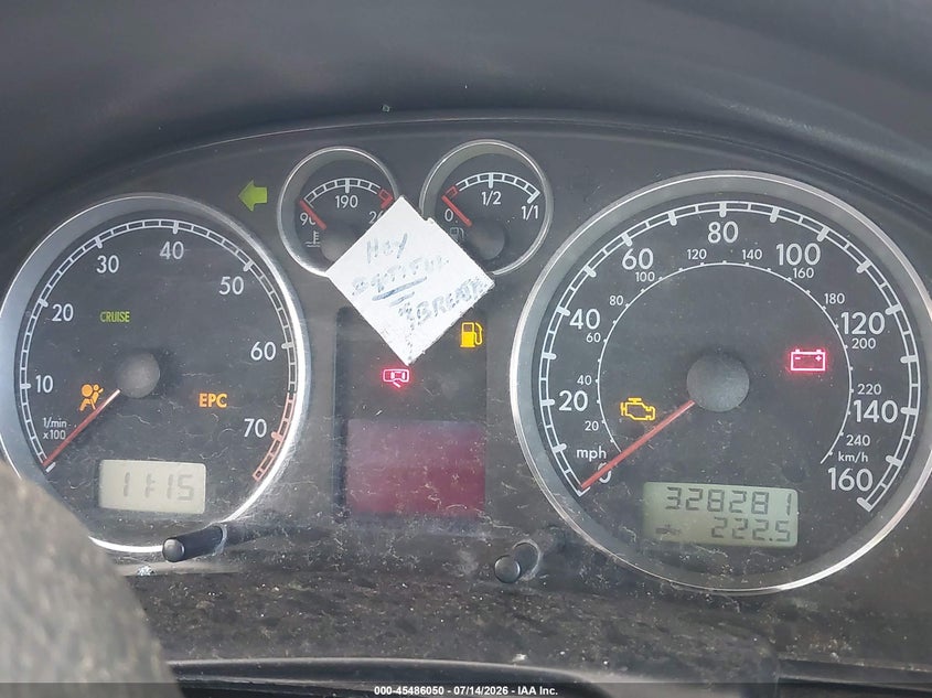 2002 Volkswagen Passat VIN WVWVH63BX2E408901 IAAI salvage auction — LEFT SIDE, Salvage (North Dakota), sold $225 on 2026-08-06 (photo 7)