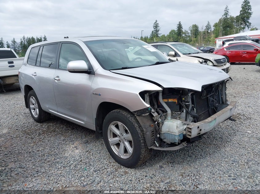 2008 Toyota Highlander hybrid VIN JTEEW41A282004775 IAAI salvage auction — FRONT END, Bill Of Sale (Washington), sold $1,650 on 2026-07-16 (photo 1)