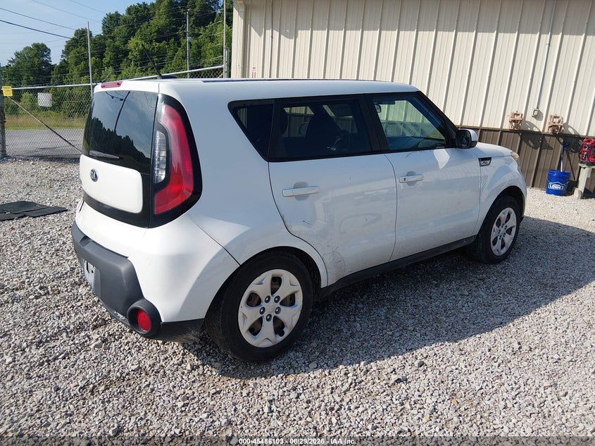 2015 Kia Soul VIN KNDJN2A2XF7135889 IAAI salvage auction — REAR END, Salvage (Idaho), sold $50 on 2026-07-28 (photo 4)