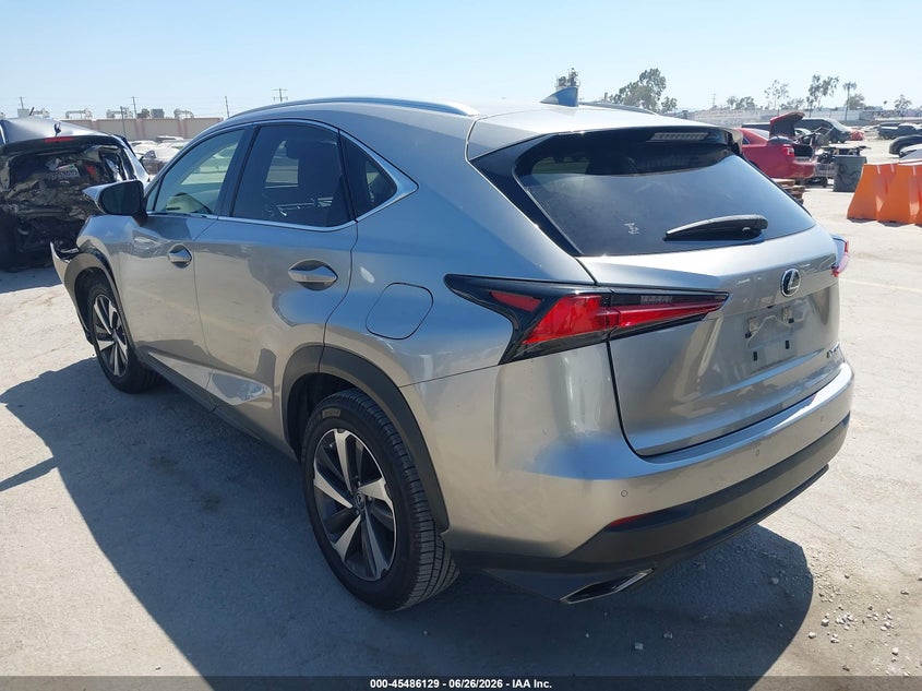 2020 Lexus Nx VIN JTJGARBZ5L5007476 IAAI salvage auction — FRONT END, Salvage (California), sold $6,100 on 2026-07-27 (photo 3)