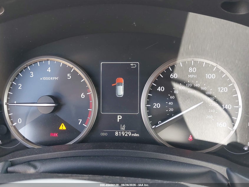 2020 Lexus Nx VIN JTJGARBZ5L5007476 IAAI salvage auction — FRONT END, Salvage (California), sold $6,100 on 2026-07-27 (photo 7)