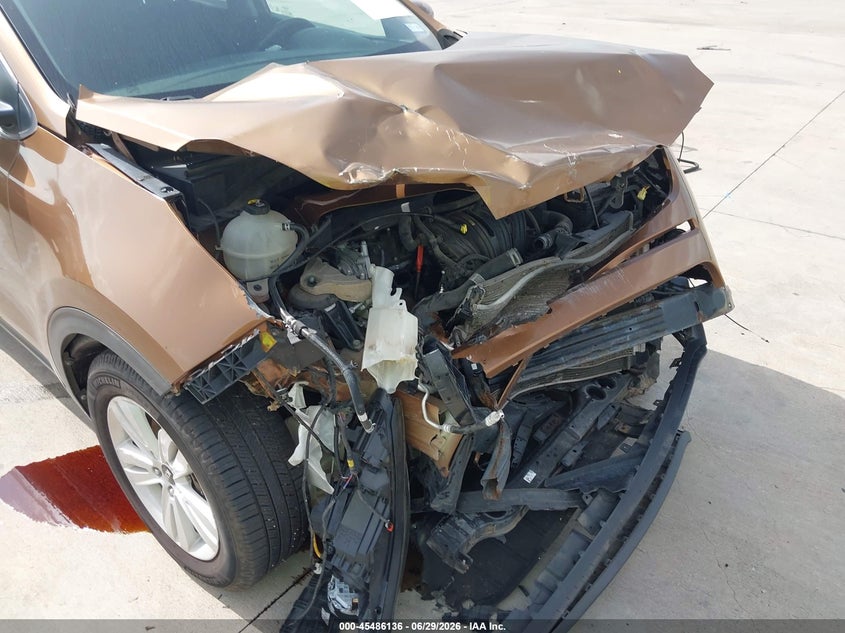 2017 Kia Sportage VIN KNDPM3ACXH7087874 IAAI salvage auction — FRONT END, Salvage (Texas), sold $1,000 on 2026-07-17 (photo 6)