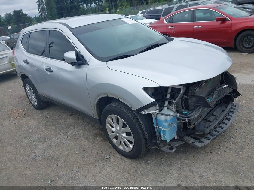 2016 Nissan Rogue VIN KNMAT2MV7GP667579 IAAI salvage auction — FRONT & REAR, Bill Of Sale (Washington), sold $1,800 on 2026-07-15 (photo 1)