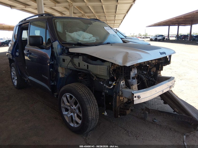 2017 Jeep Renegade VIN ZACCJBAB5HPG38479 IAAI salvage auction — FRONT END, Salvage (Arizona), sold $375 on 2026-07-07 (photo 1)