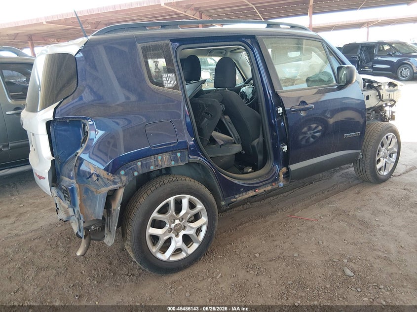 2017 Jeep Renegade VIN ZACCJBAB5HPG38479 IAAI salvage auction — FRONT END, Salvage (Arizona), sold $375 on 2026-07-07 (photo 4)