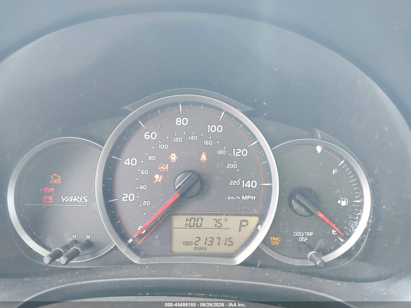 2014 Toyota Yaris VIN JTDKTUD34ED591204 IAAI salvage auction — NORMAL WEAR, App For Dup Salv Title - Dealer (California), sold $1,100 on 2026-07-29 (photo 7)