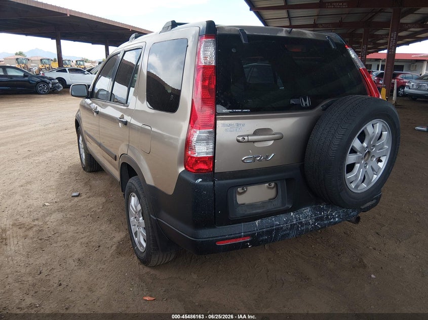 2005 Honda Cr-v VIN JHLRD78865C026870 IAAI salvage auction — RIGHT SIDE, Salvage (Arizona), sold $1,100 on 2026-07-14 (photo 3)
