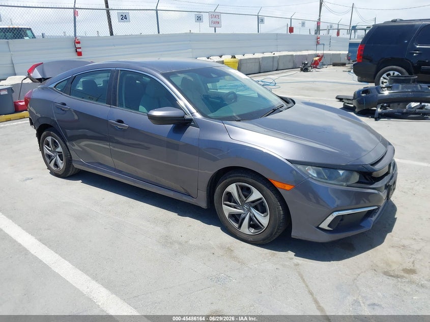 2020 Honda Civic VIN 2HGFC2F62LH576778 IAAI salvage auction — REAR END, Salvage Title, sold $5,100 on 2026-07-18 (photo 1)