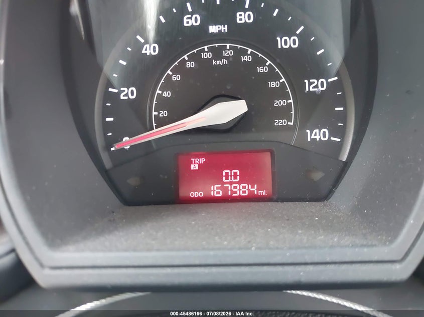 2016 Kia Rio VIN KNADM4A3XG6663621 IAAI salvage auction — NORMAL WEAR, Clear (Indiana), sold $300 on 2026-07-29 (photo 7)