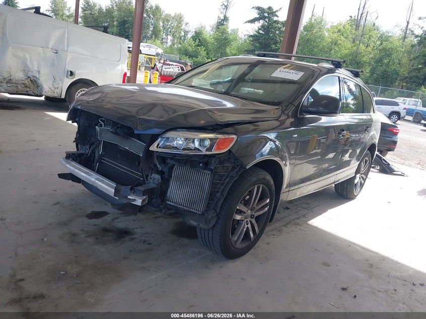 2009 Audi Q7 VIN WA1AM74LX9D036073 IAAI salvage auction — RIGHT FRONT, Bill Of Sale (Washington), sold $675 on 2026-07-29 (photo 2)