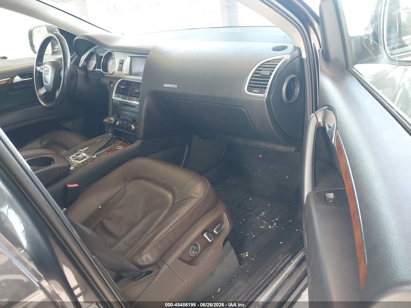 2009 Audi Q7 VIN WA1AM74LX9D036073 IAAI salvage auction — RIGHT FRONT, Bill Of Sale (Washington), sold $675 on 2026-07-29 (photo 5)