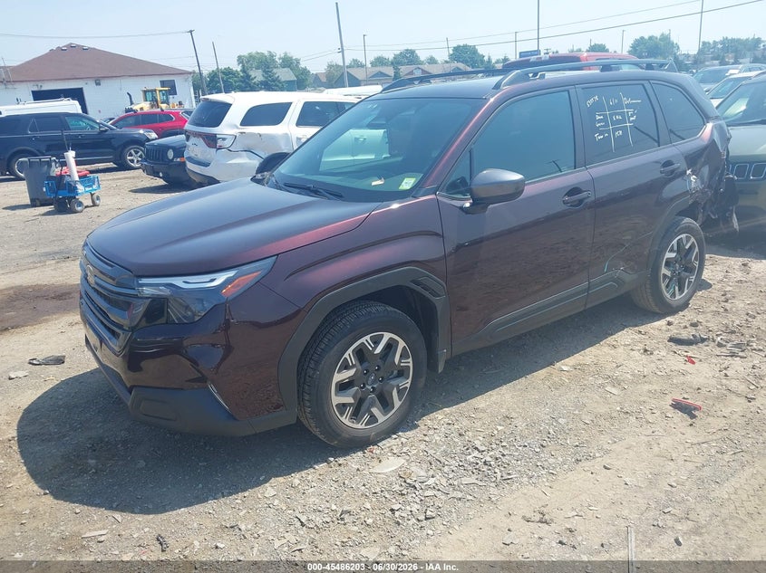 2026 Subaru Forester VIN 4S4SLDD65T3074793 IAAI salvage auction — LEFT REAR, Salvage Title, sold $9,300 on 2026-08-21 (photo 2)