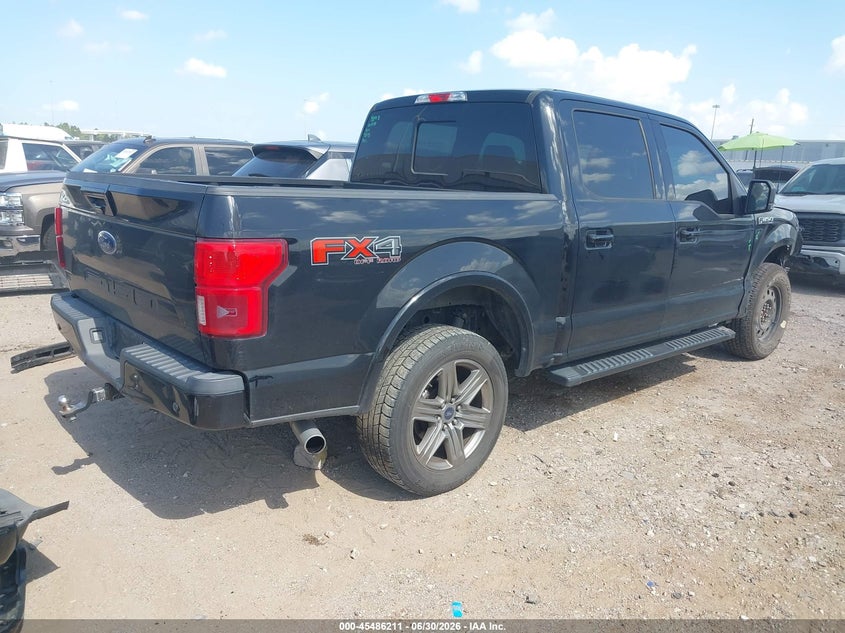 2018 Ford F-150 VIN 1FTEW1E57JKD67661 IAAI salvage auction — FRONT END, Salvage (Texas), sold $8,100 on 2026-07-10 (photo 4)