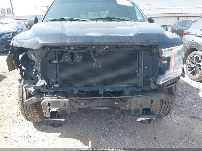 2018 Ford F-150 VIN 1FTEW1E57JKD67661 IAAI salvage auction — FRONT END, Salvage (Texas), sold $8,100 on 2026-07-10 (photo 6)
