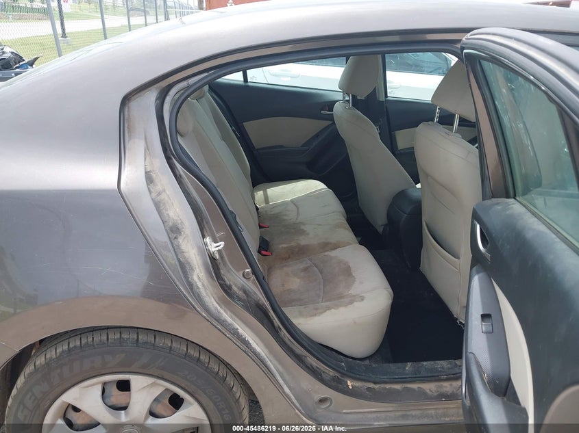 2014 Mazda 3 VIN 3MZBM1U77EM119093 IAAI salvage auction — LEFT SIDE, Original (Texas), sold $1,075 on 2026-09-16 (photo 8)