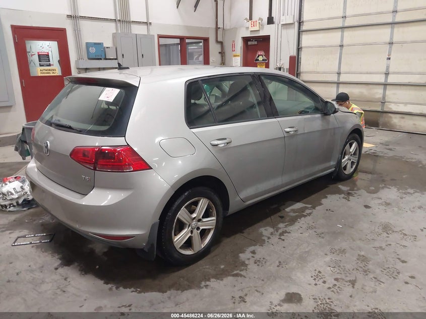 2017 Volkswagen Golf VIN 3VW217AU0HM060835 IAAI salvage auction — LEFT FRONT, Salvage (Idaho), sold $1,600 on 2026-08-07 (photo 4)