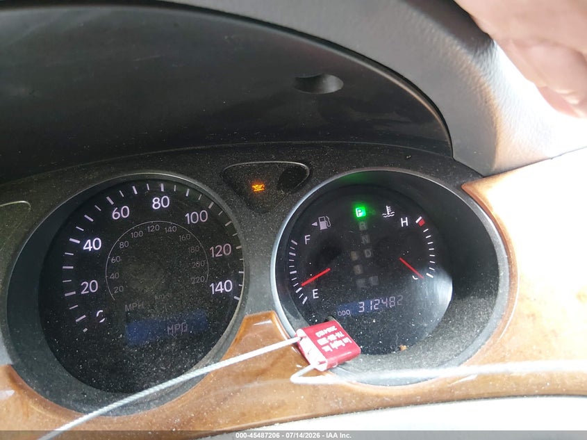 2006 Lexus Es 330 VIN JTHBA30G765174212 IAAI salvage auction — NORMAL WEAR, Clear (Alabama), sold $250 on 2026-07-23 (photo 7)