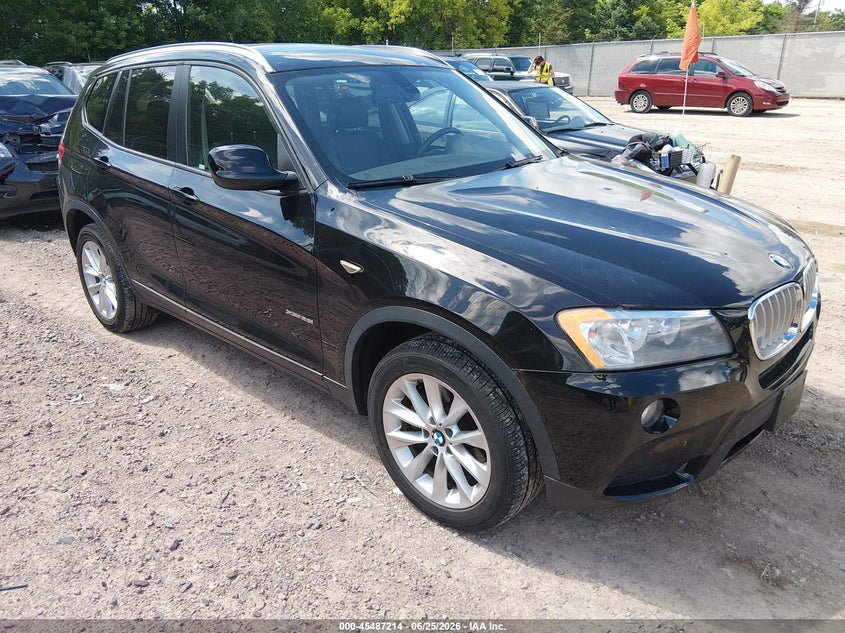 2014 BMW X3 VIN 5UXWX9C54E0D32078 IAAI salvage auction — HAIL, Clear (Tennessee), sold $1,800 on 2026-07-29 (photo 1)