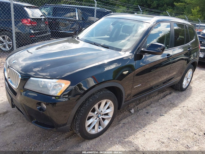 2014 BMW X3 VIN 5UXWX9C54E0D32078 IAAI salvage auction — HAIL, Clear (Tennessee), sold $1,800 on 2026-07-29 (photo 2)