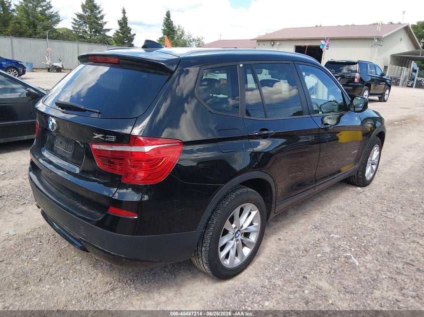 2014 BMW X3 VIN 5UXWX9C54E0D32078 IAAI salvage auction — HAIL, Clear (Tennessee), sold $1,800 on 2026-07-29 (photo 4)