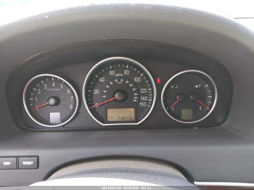 2008 Hyundai Veracruz VIN KM8NU13C58U065285 IAAI salvage auction — NORMAL WEAR, Original (Texas), sold $2,250 on 2026-07-13 (photo 7)